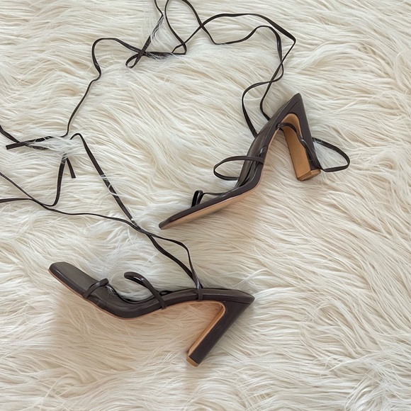 Lace-Up Block Heels - Picture 7 of 11